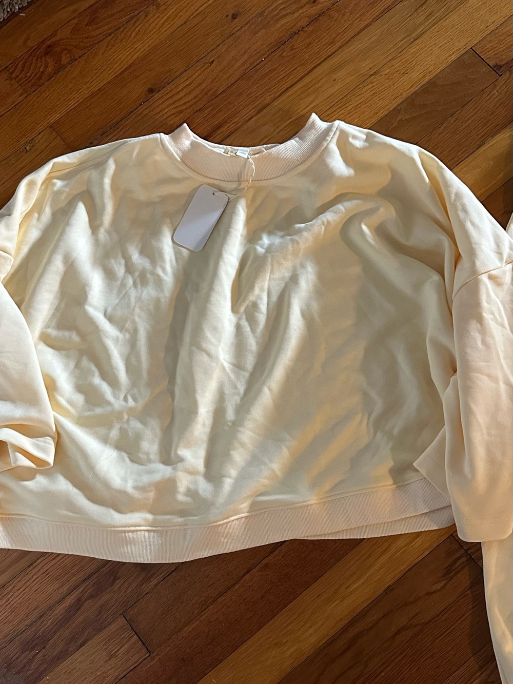 Everyday Lightweight Crewneck Sweatshirt - Cream